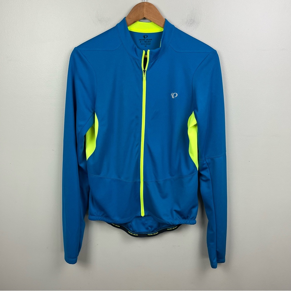 Pearl Izumi Select Series Full Zip Cycling Jacket Blue/Green Size M